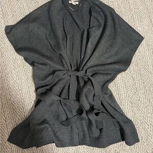 LOFT Charcoal Women's Poncho